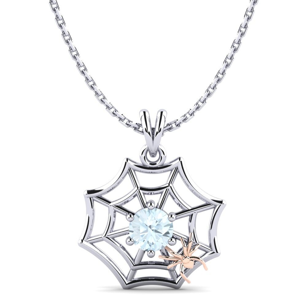 14ct White / Rose Gold Women's Pendant Mathilda