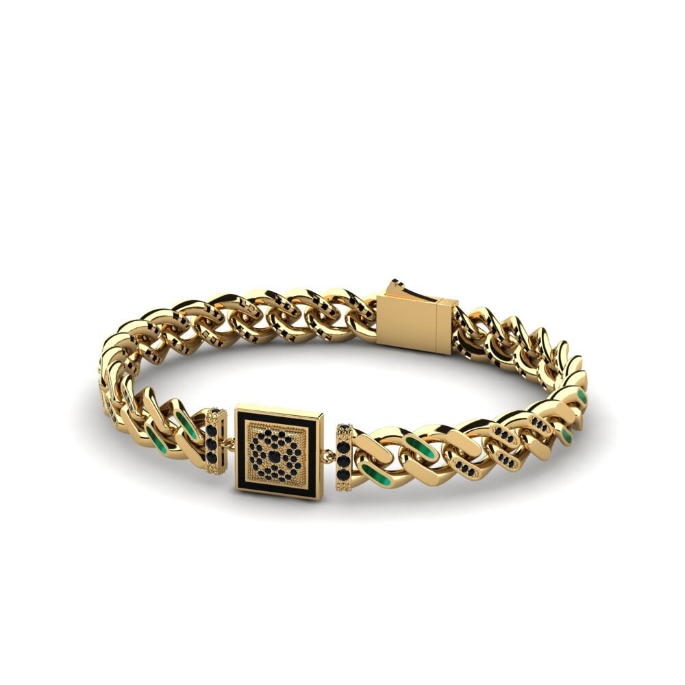 Black Sapphire Women's Bracelet Faulty
