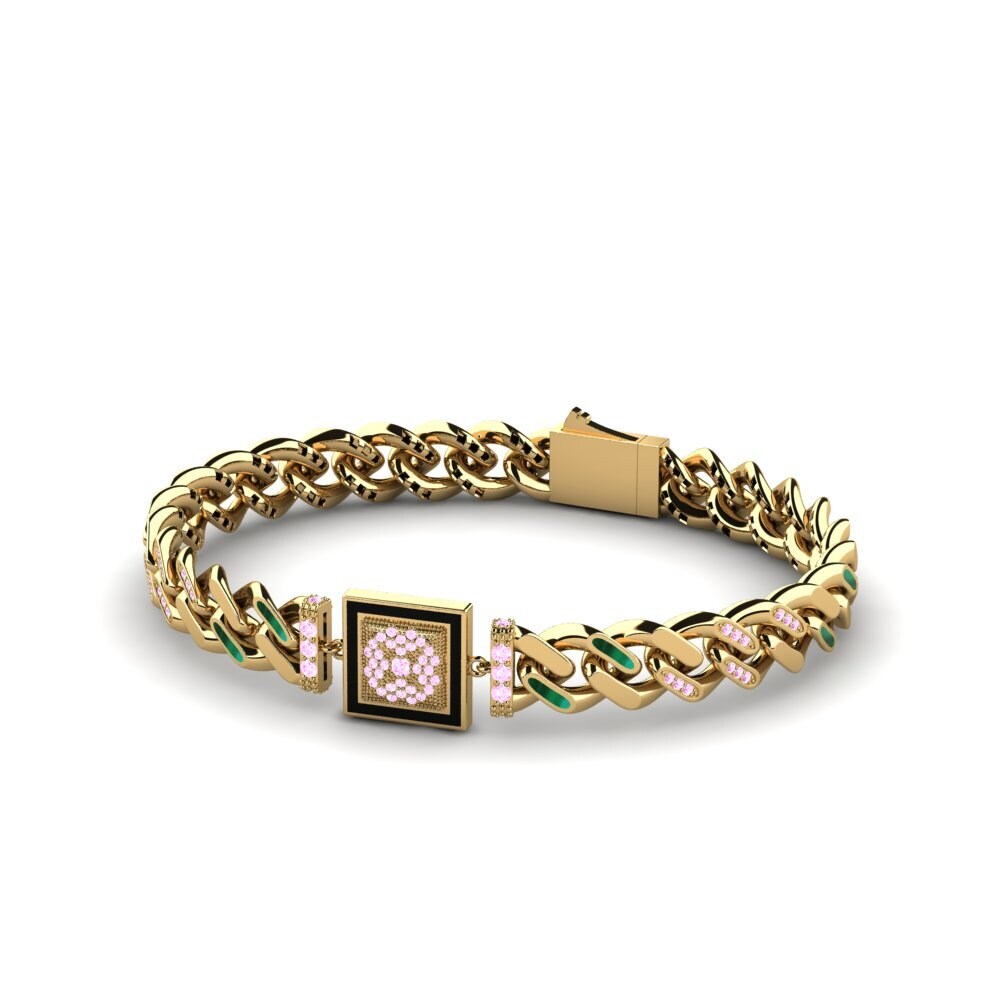 Pink Sapphire Women's Bracelet Faulty