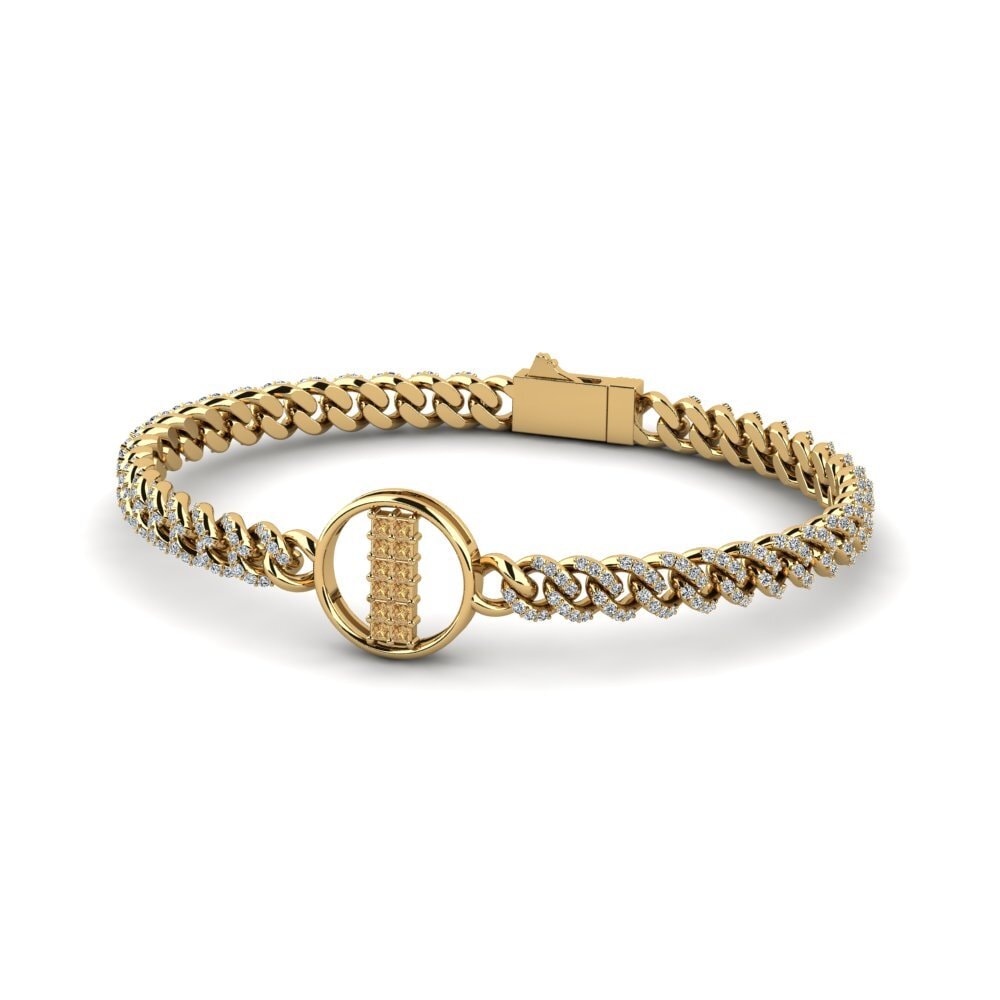 Princess Brown Diamond Women's Bracelet Mation