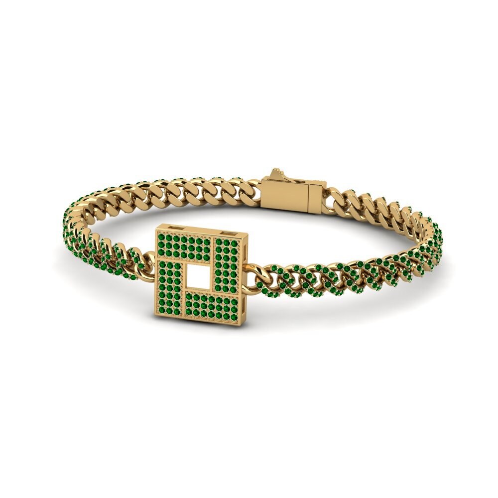 Green Zirconia Women's Bracelet Miresase