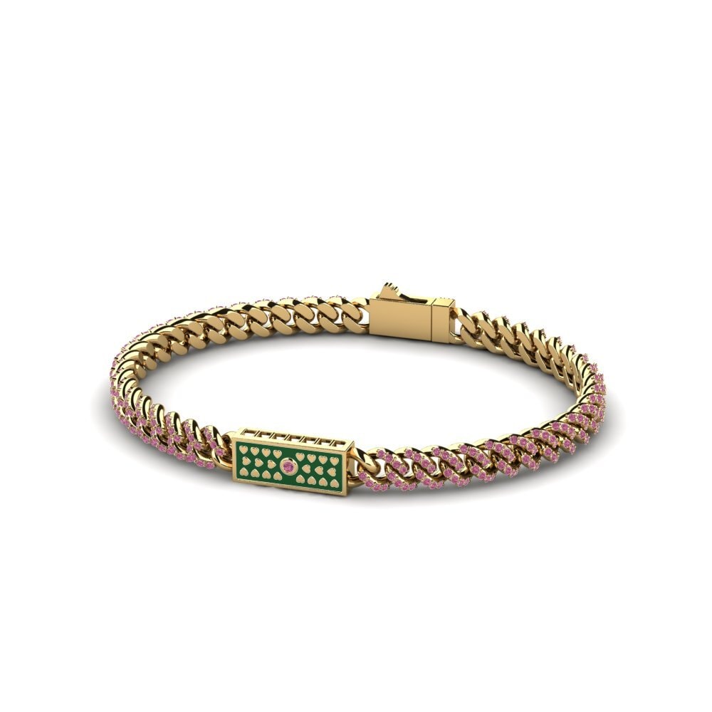 Rhodolite Garnet Women's Bracelet Tinjas