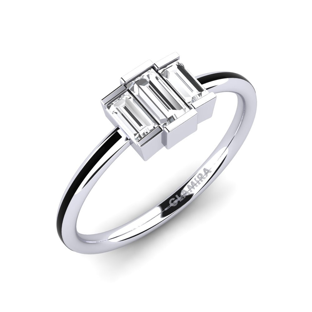White sapphire Ring Misha