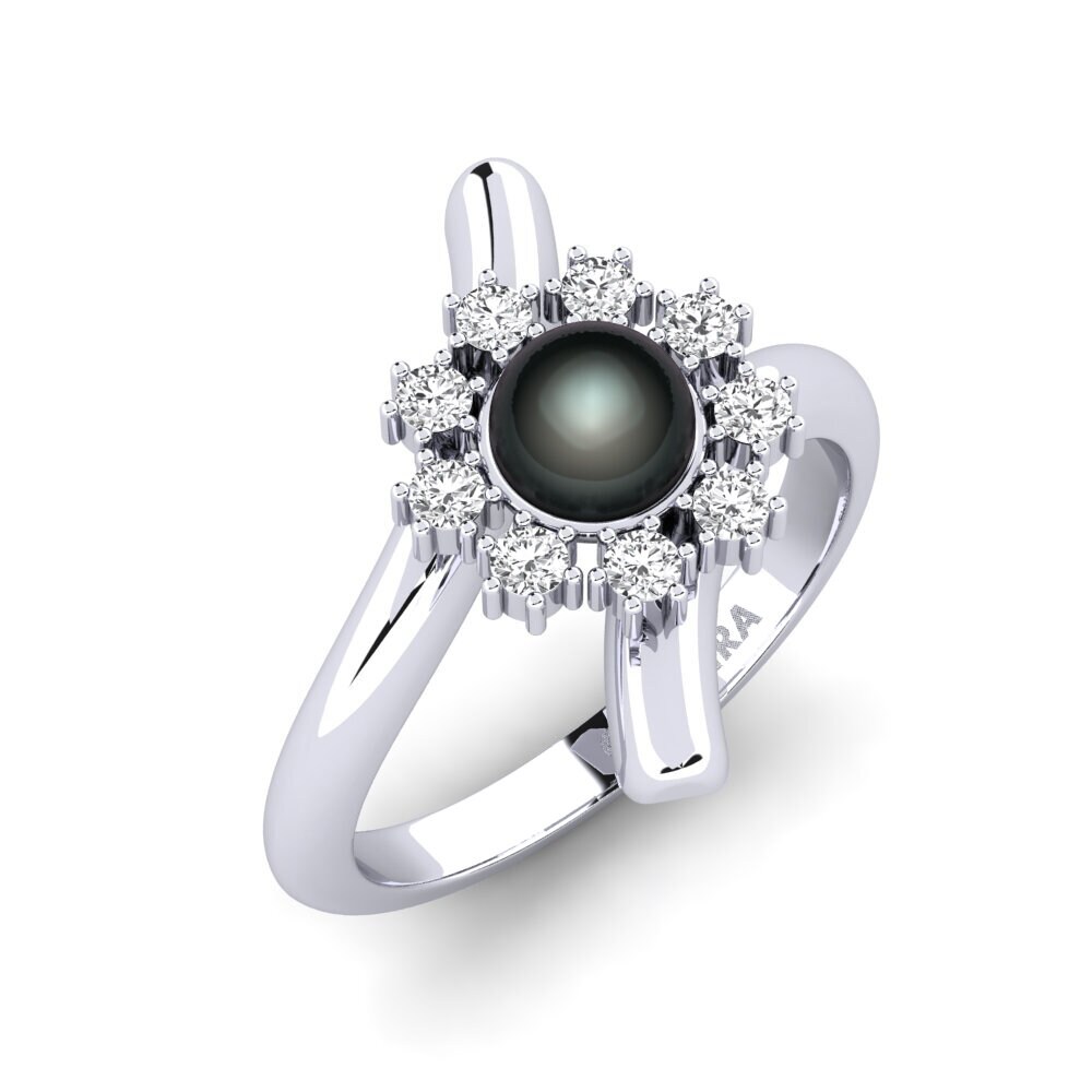 Zafiro blanco Anillo para Niño Amiel