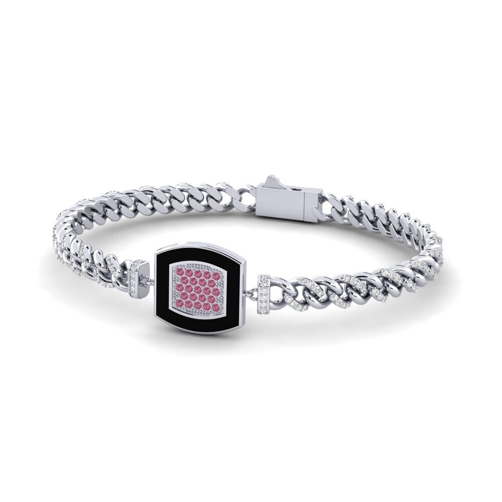 Rhodolite Garnet Women's Bracelet Aloidial