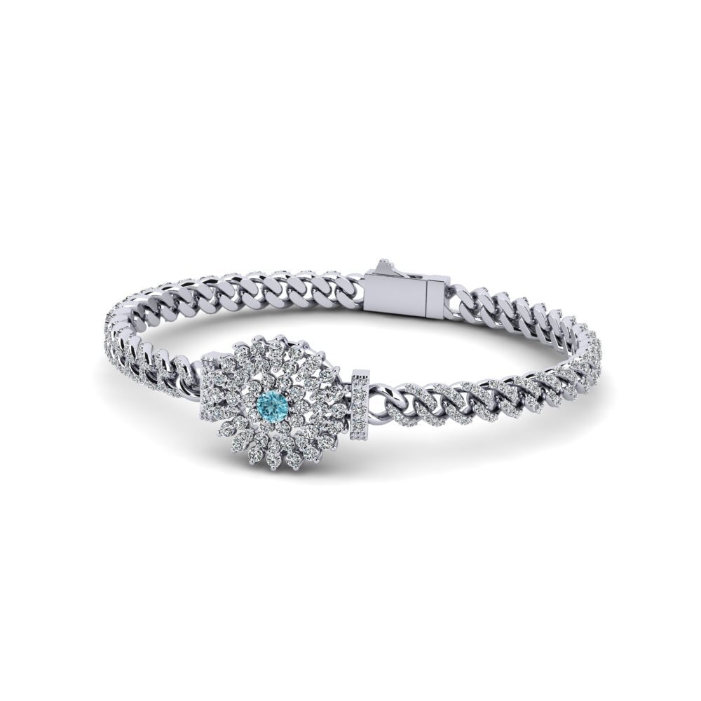Blue Zircon Women's Bracelet Azaner