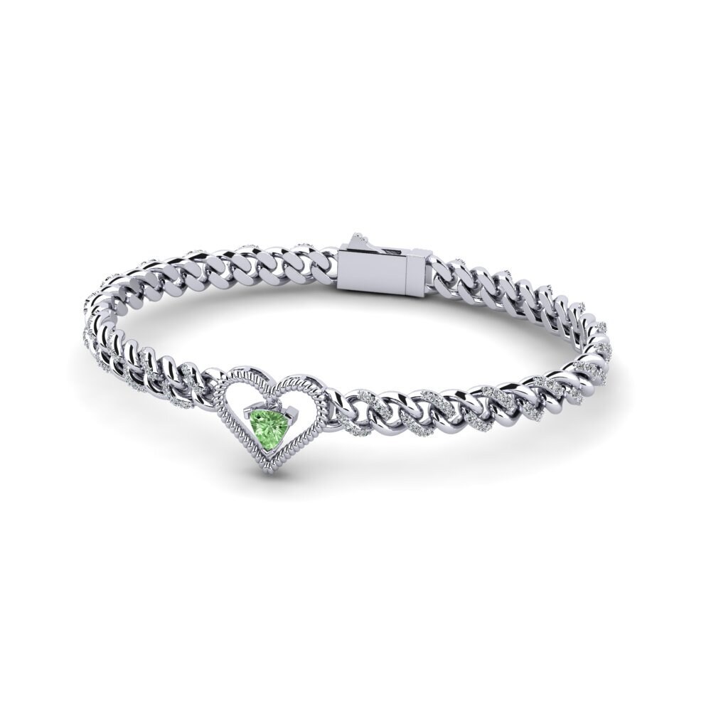 Trillón Diamante verde Pulsera Barled