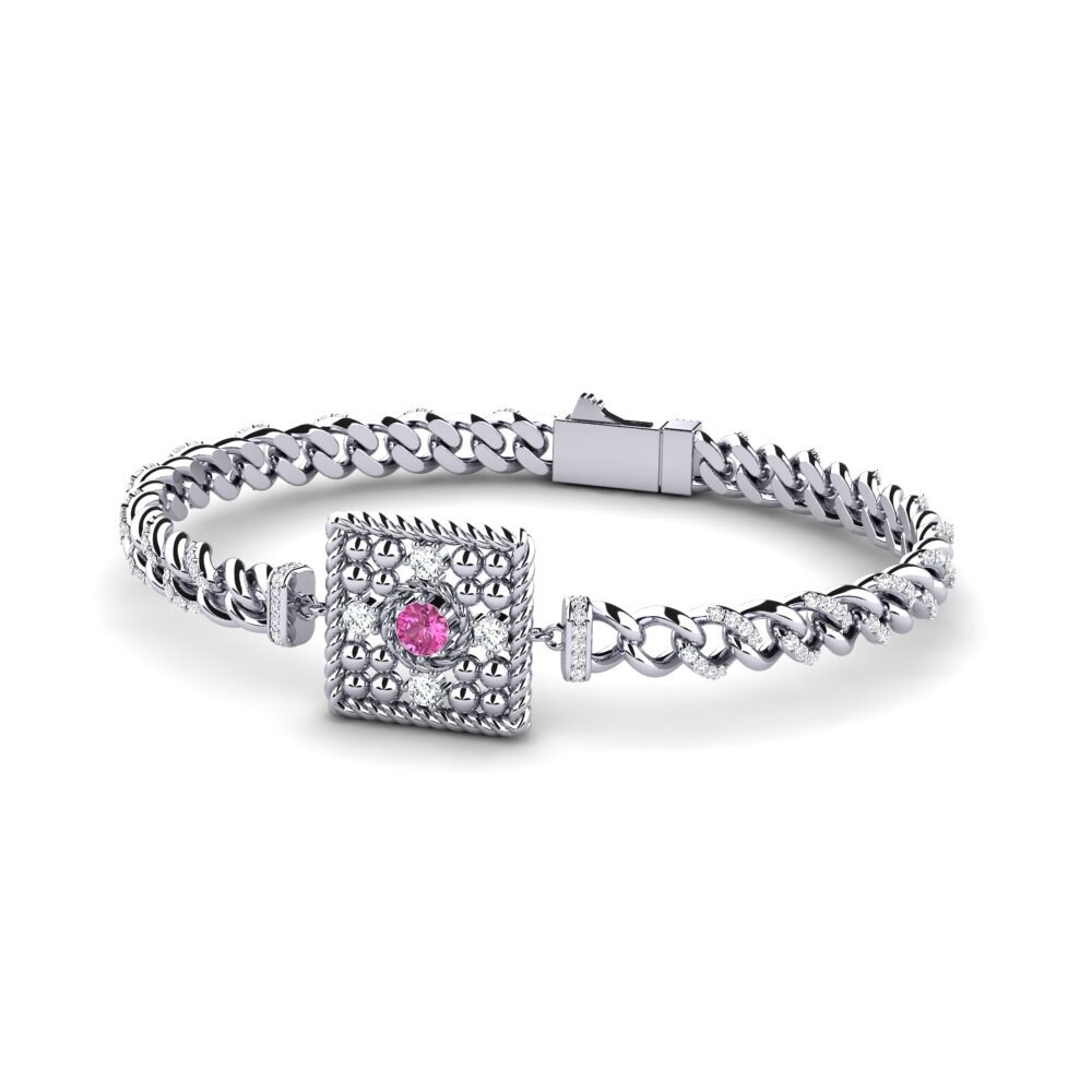 Pink Topaz Women's Bracelet Bellenti