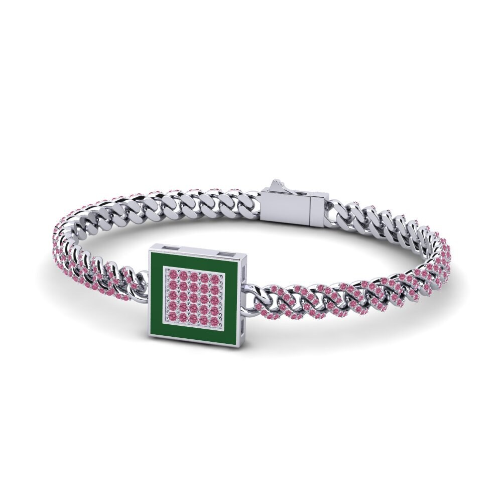 Rhodolite Garnet Women's Bracelet Biasdones