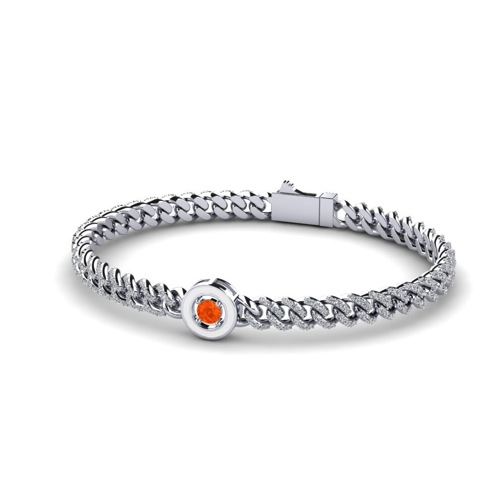 Fire Opal Women's Bracelet Chew