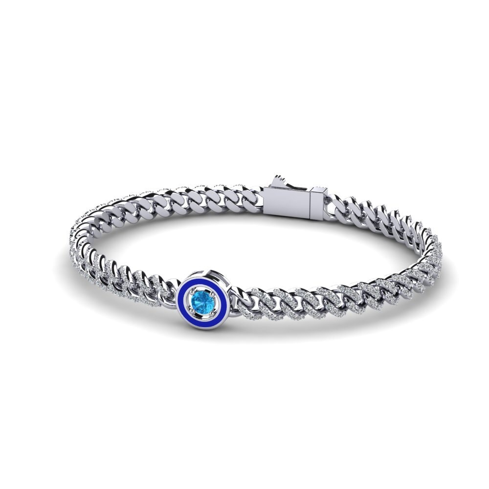 Blue Topaz Women's Bracelet Chew