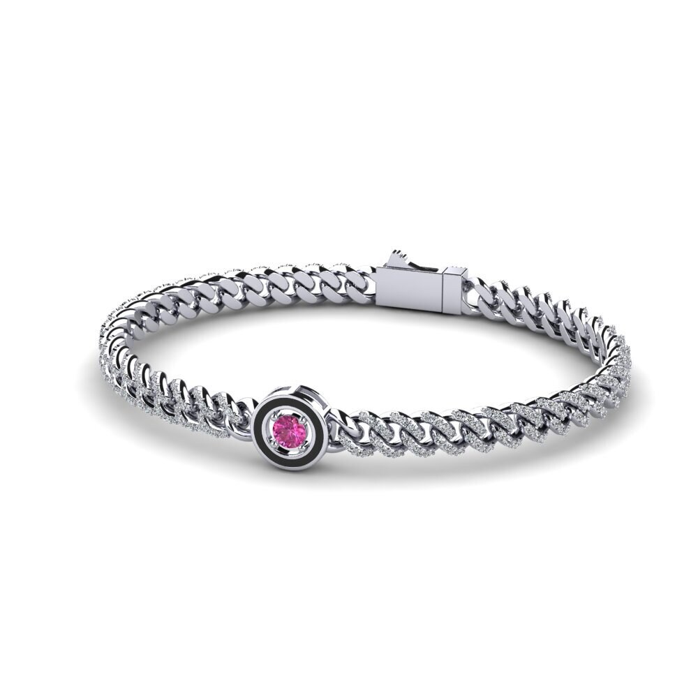Pink Topaz Women's Bracelet Chew