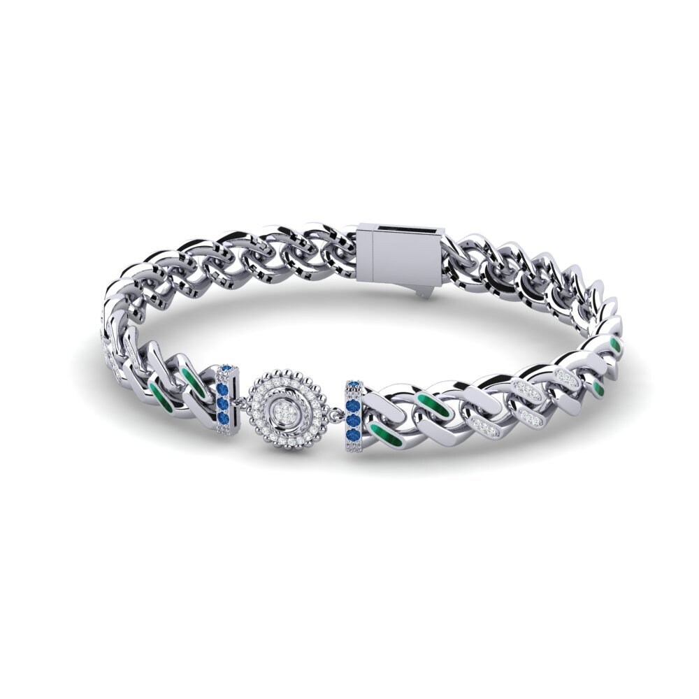 Dark Blue Zirconia Women's Bracelet Connegers
