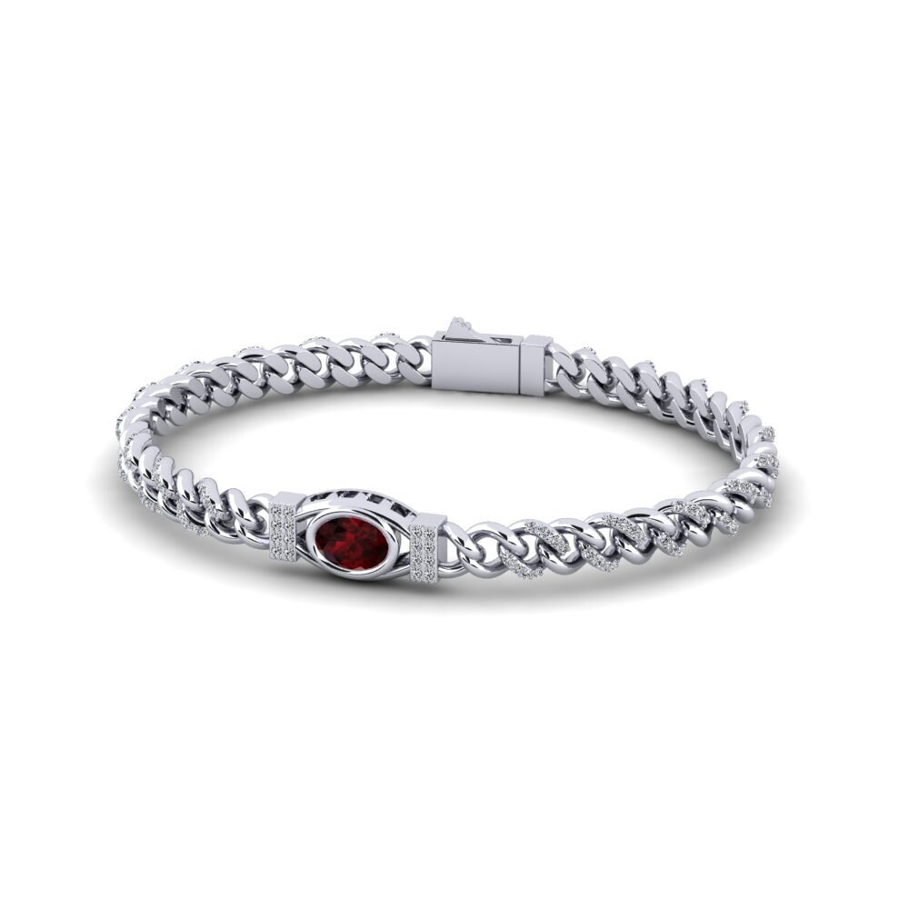 Garnet Women's Bracelet Contalistion