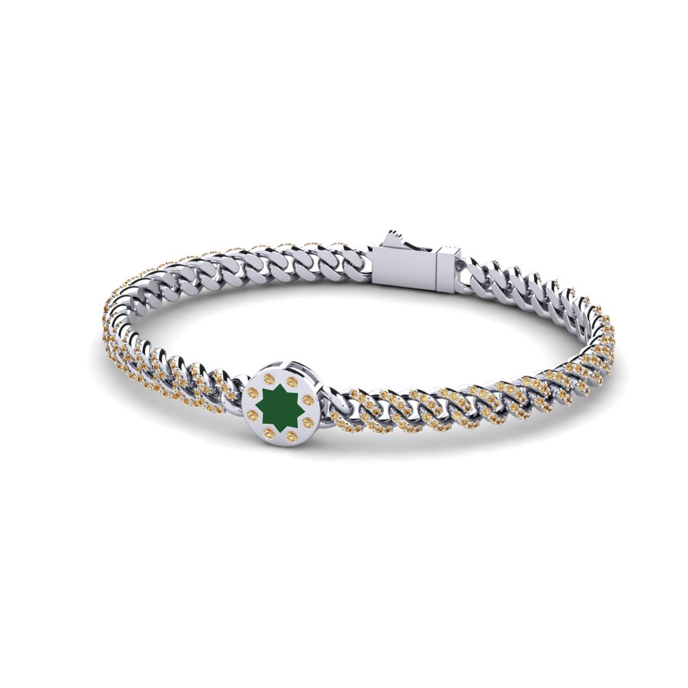 Brown Diamond Women's Bracelet Desk