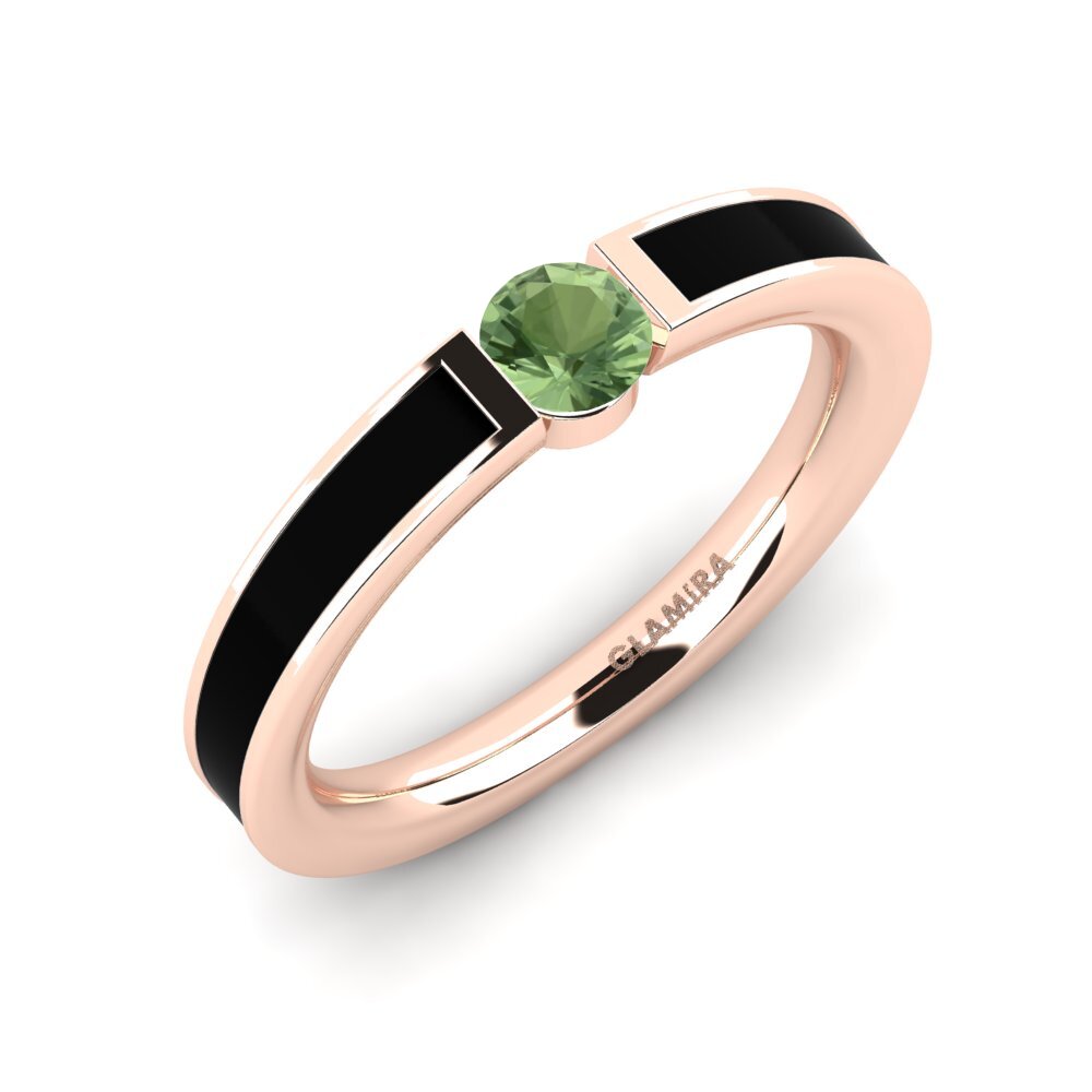 Green Sapphire Engagement Ring Eugenie