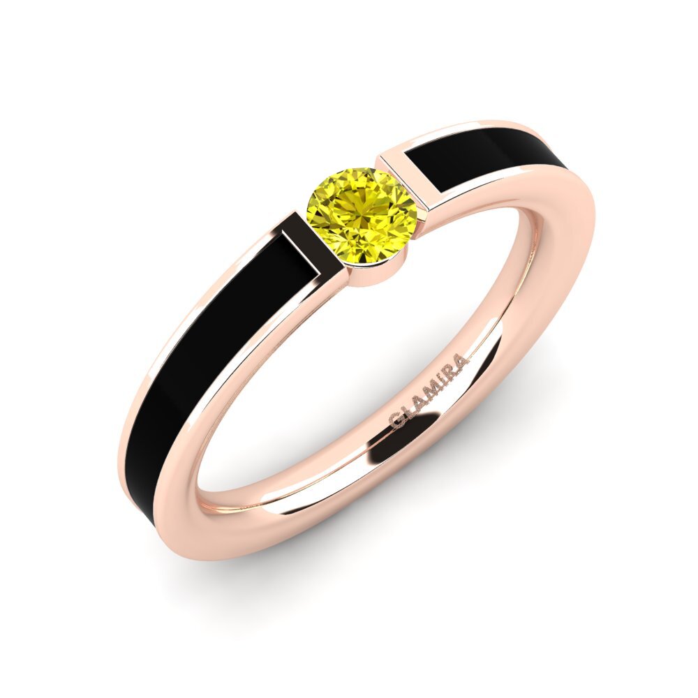 Yellow Diamond Engagement Ring Eugenie