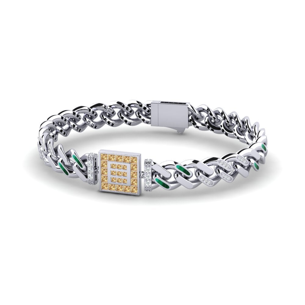 Princess Brown Diamond Women's Bracelet Mincop