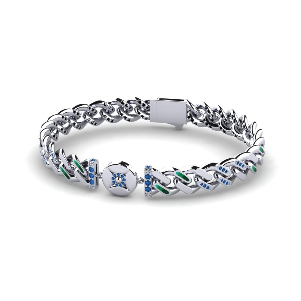 Dark Blue Zirconia Women's Bracelet Nalpure