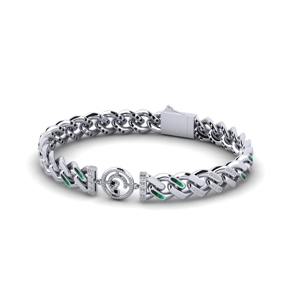Black Sapphire Women's Bracelet Oclate