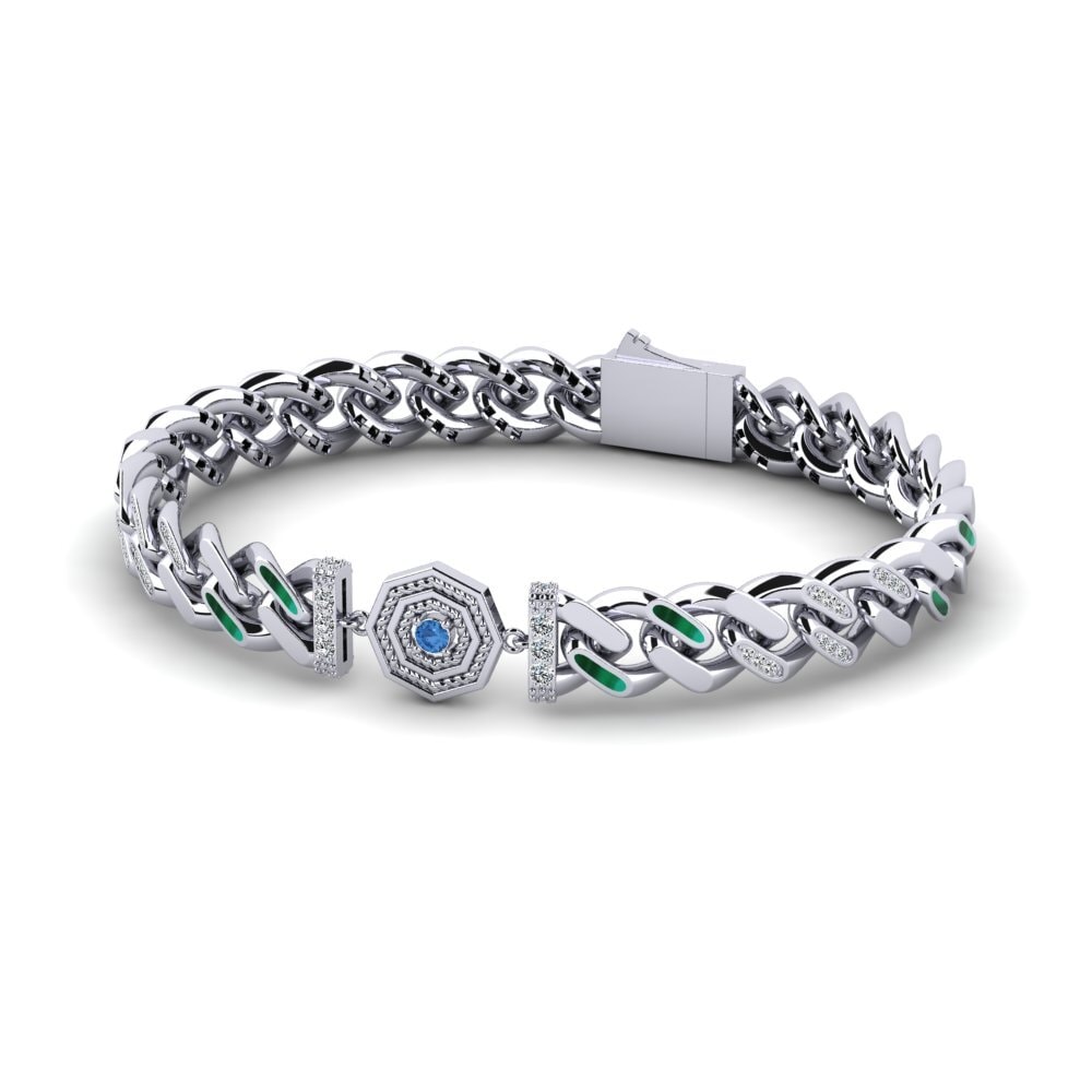 Dark Blue Zirconia Women's Bracelet Pandeley