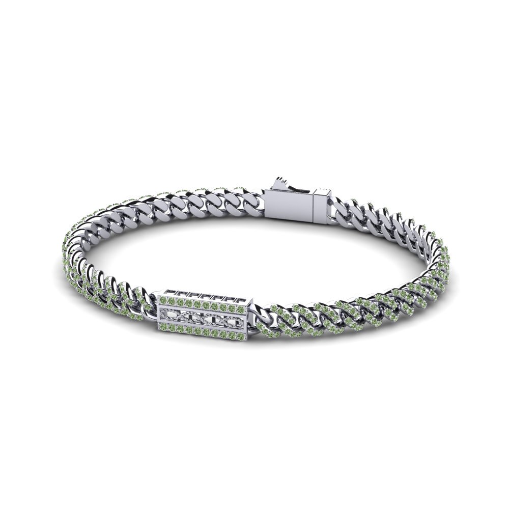 Diamante Verde Pulsera de Mujer Partinera