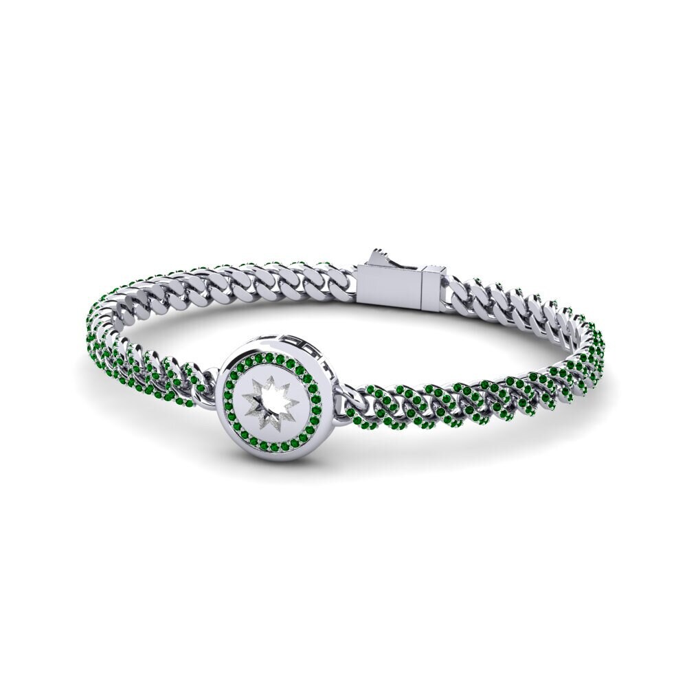 Green Zirconia Women's Bracelet Partonas
