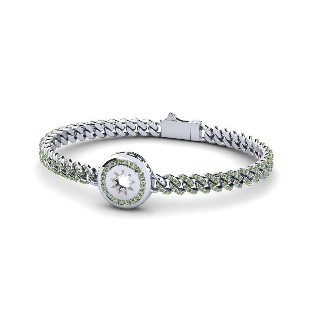Diamante Verde Pulsera de Mujer Partonas