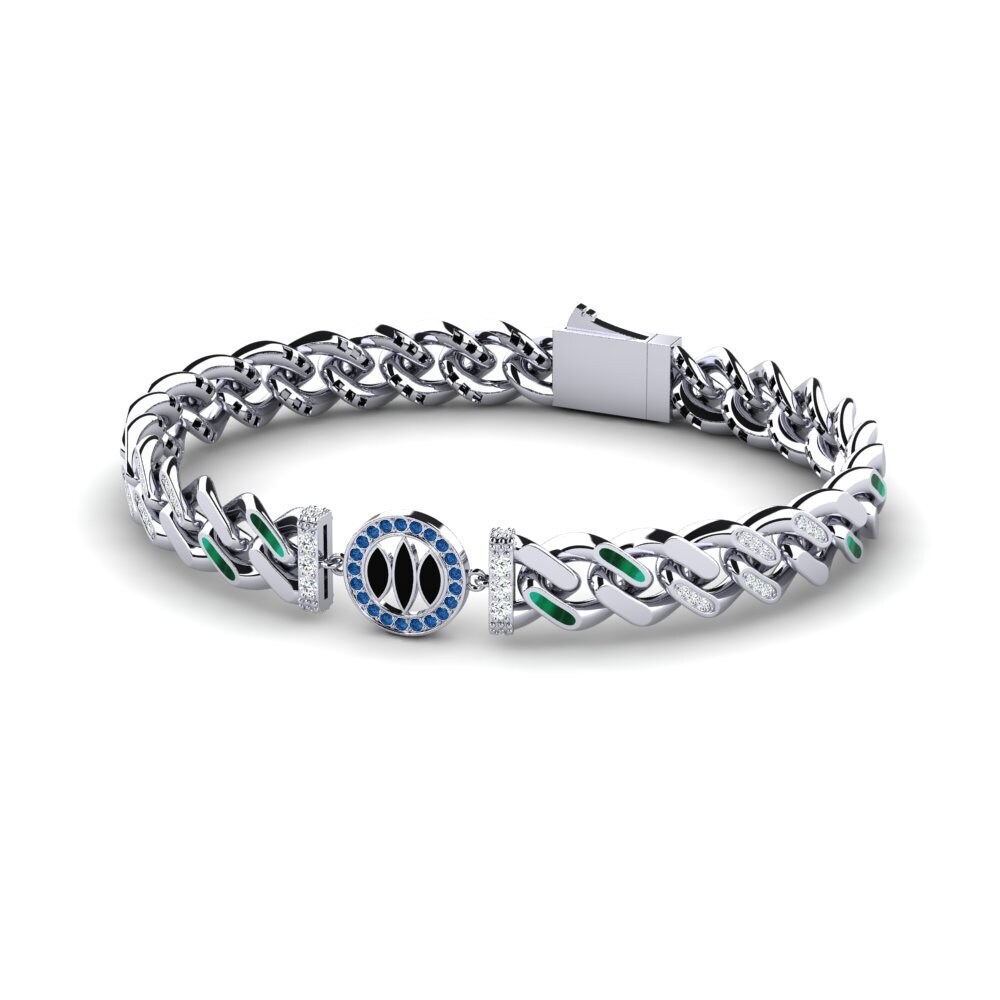 Dark Blue Zirconia Women's Bracelet Patay