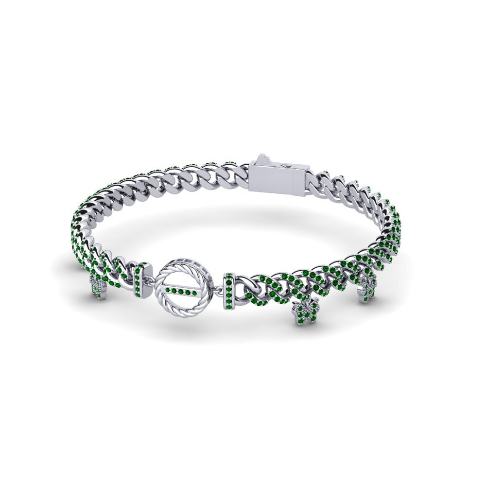 Green Zirconia Women's Bracelet Pesintus