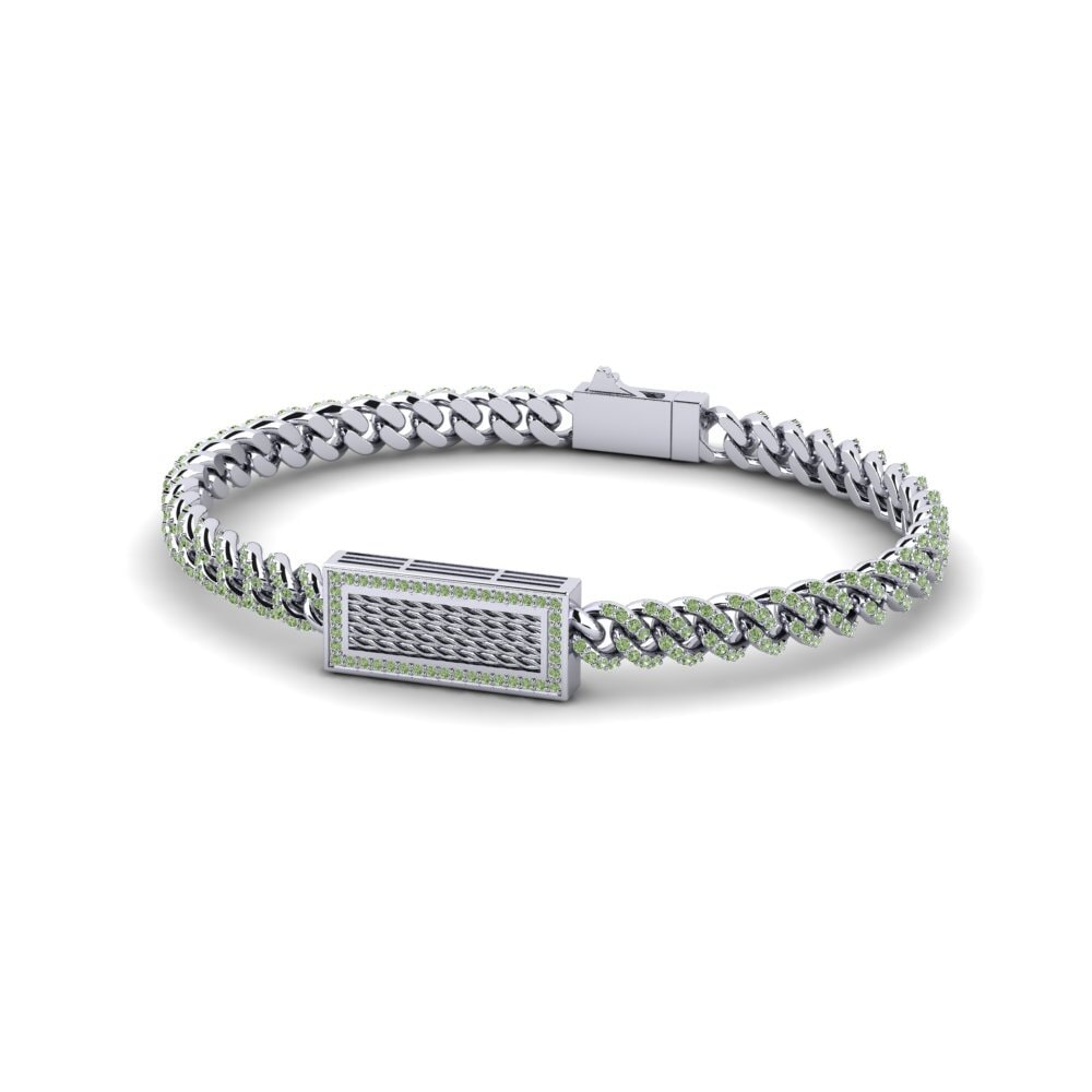 Diamante Verde Pulsera de Mujer Rannveig