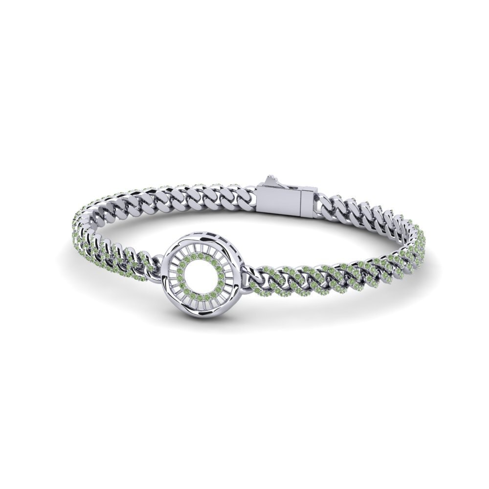 Diamante Verde Pulsera de Mujer Ravintor