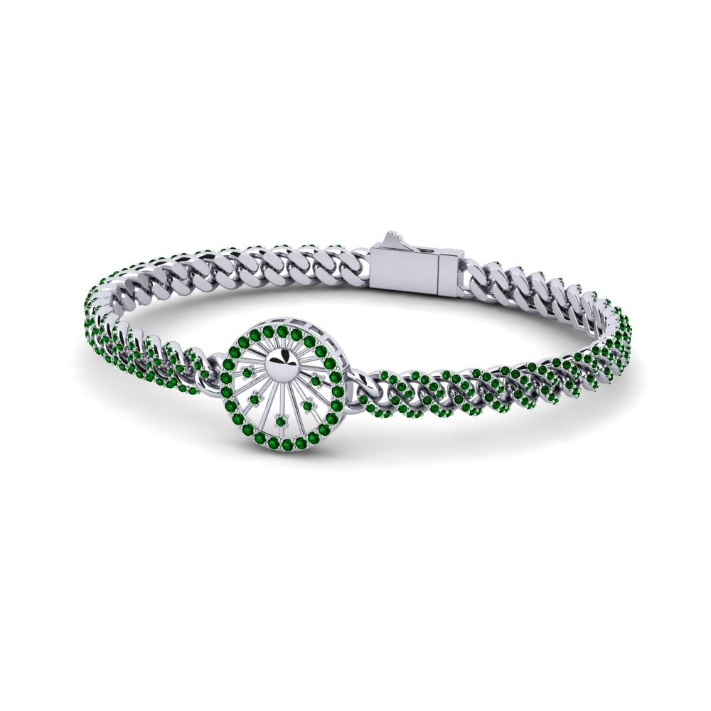 Green Zirconia Women's Bracelet Sanhuj