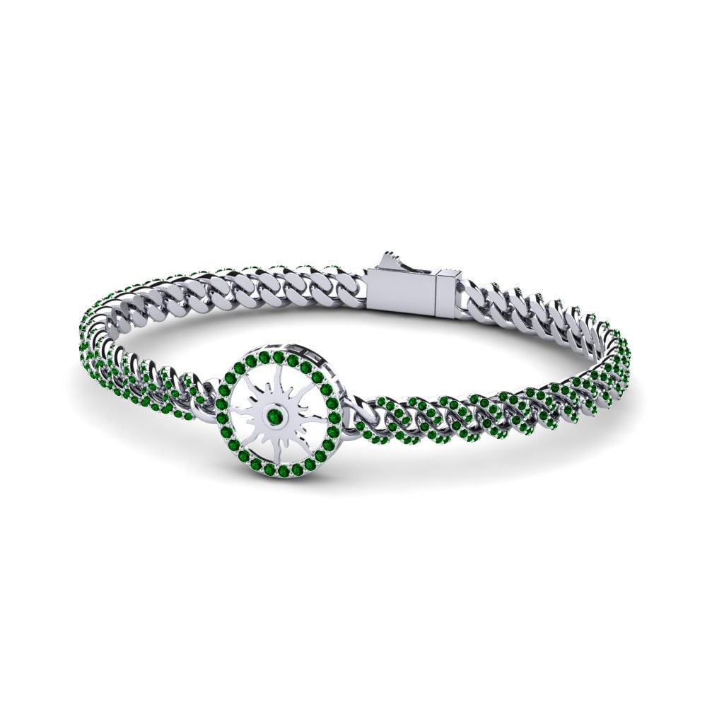 Green Zirconia Women's Bracelet Santinoj