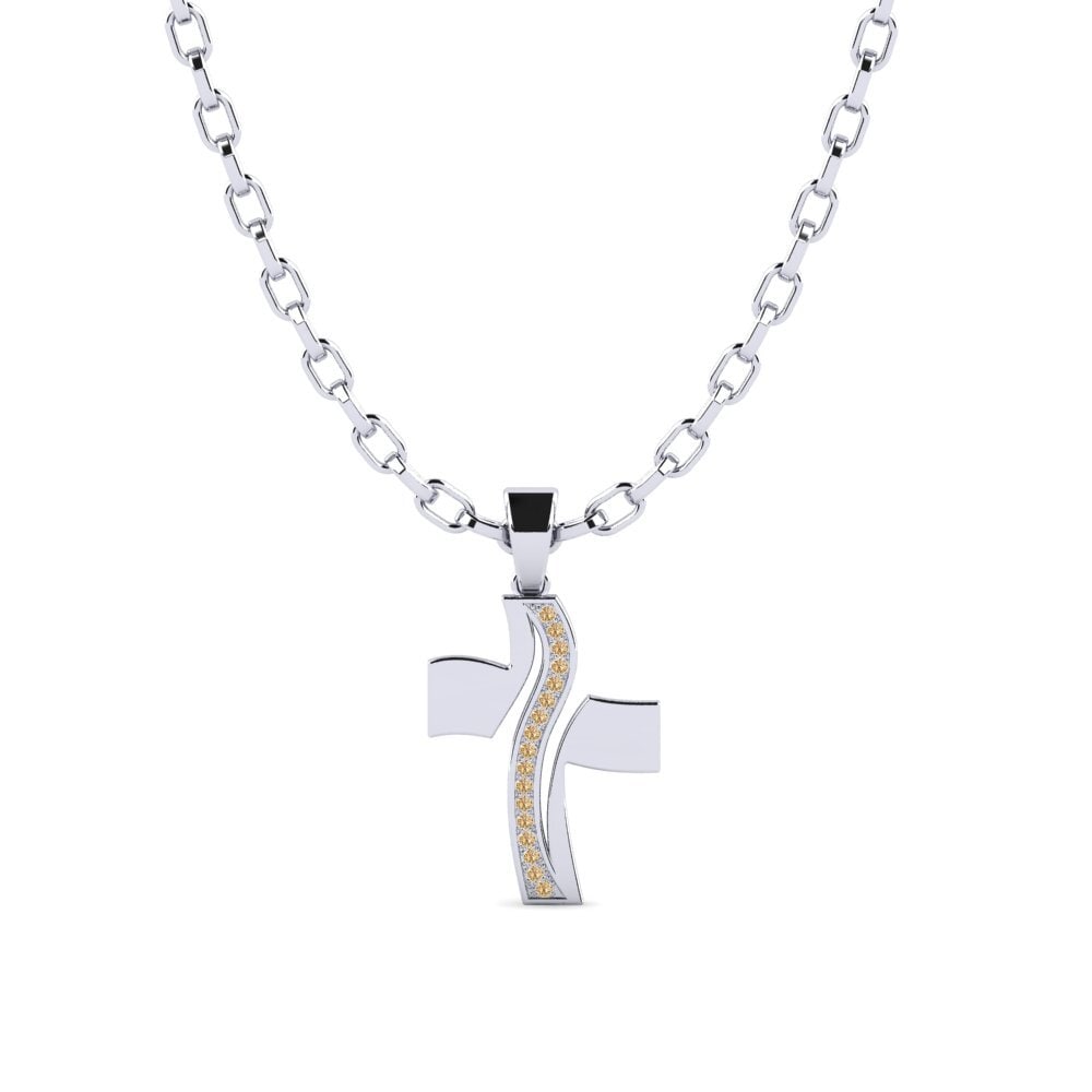 Brown Diamond Men's Pendant Hugli