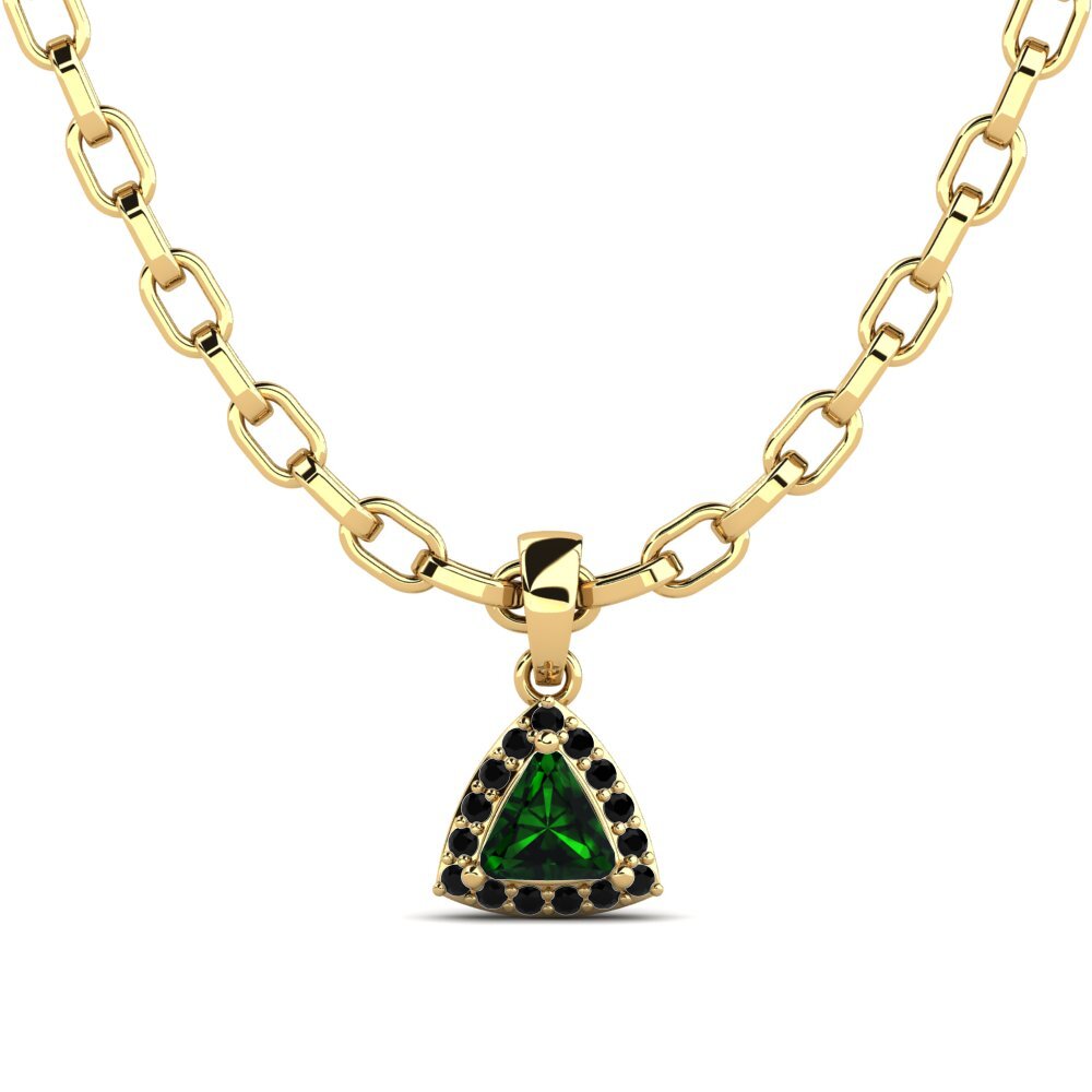 Green Tourmaline Men's Pendant Innard