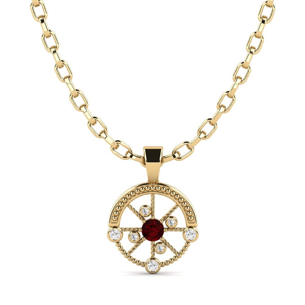Garnet Men's Pendant Oiliest