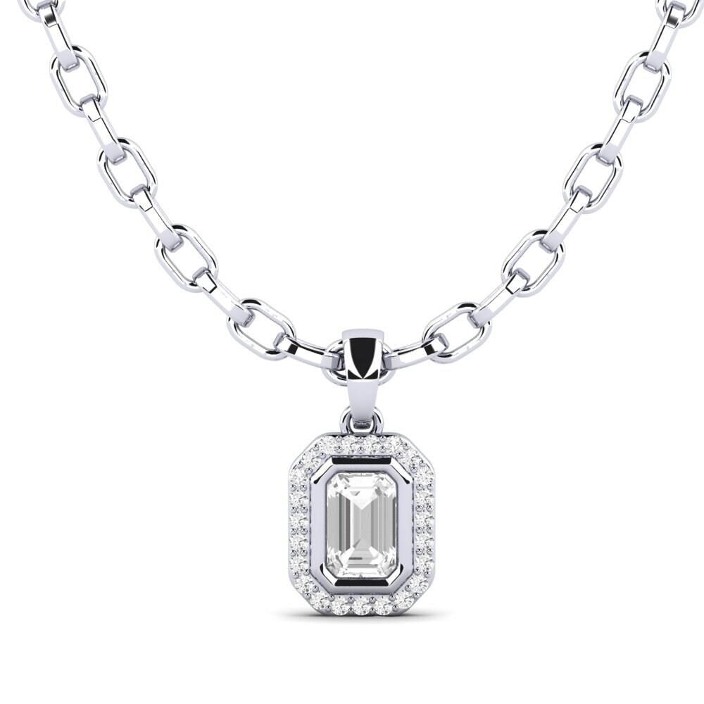 White sapphire Men's Pendant Torm