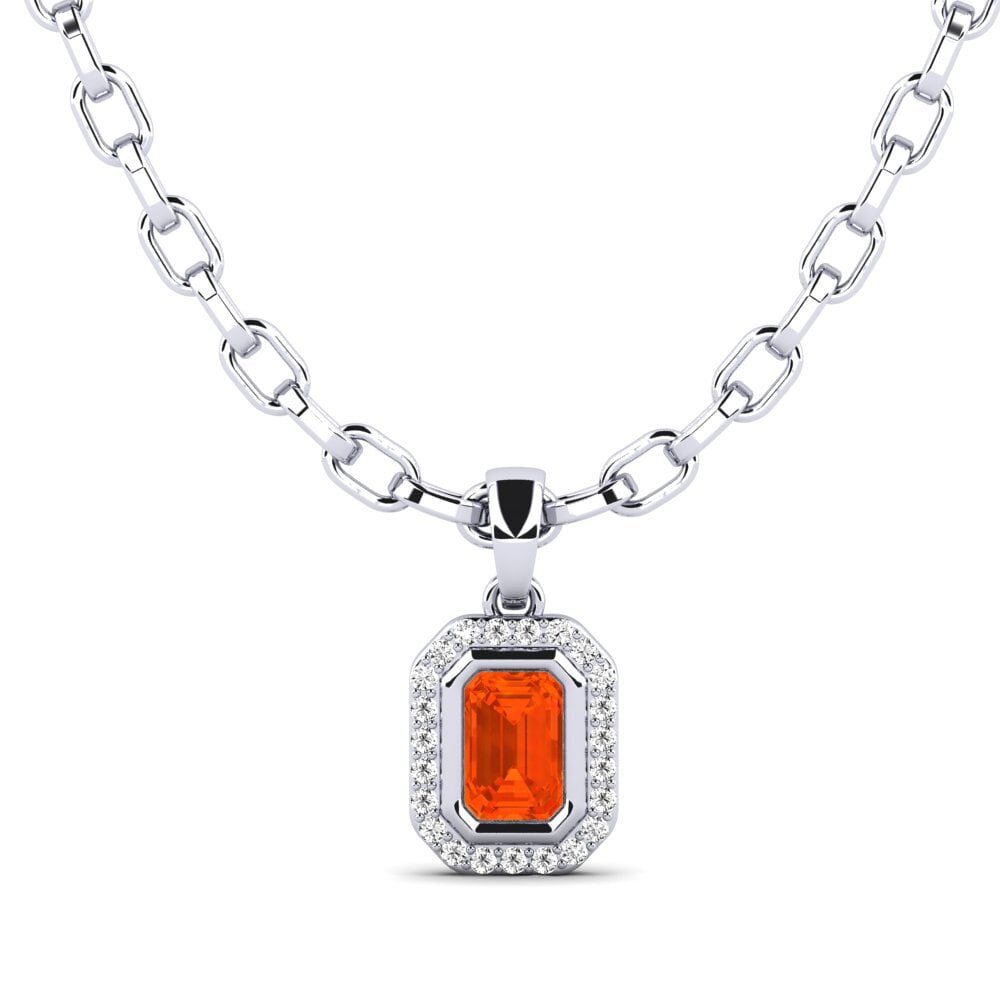 Fire-Opal Men's Pendant Torm