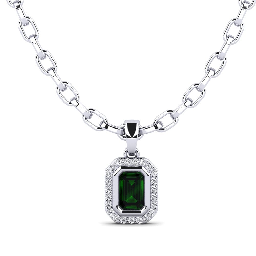Green Tourmaline Men's Pendant Torm
