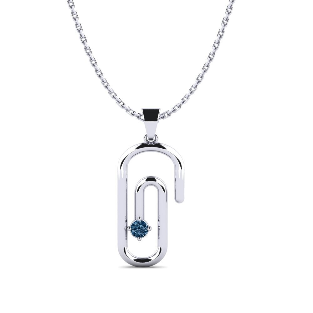Blue Diamond Women's Pendant Meeras
