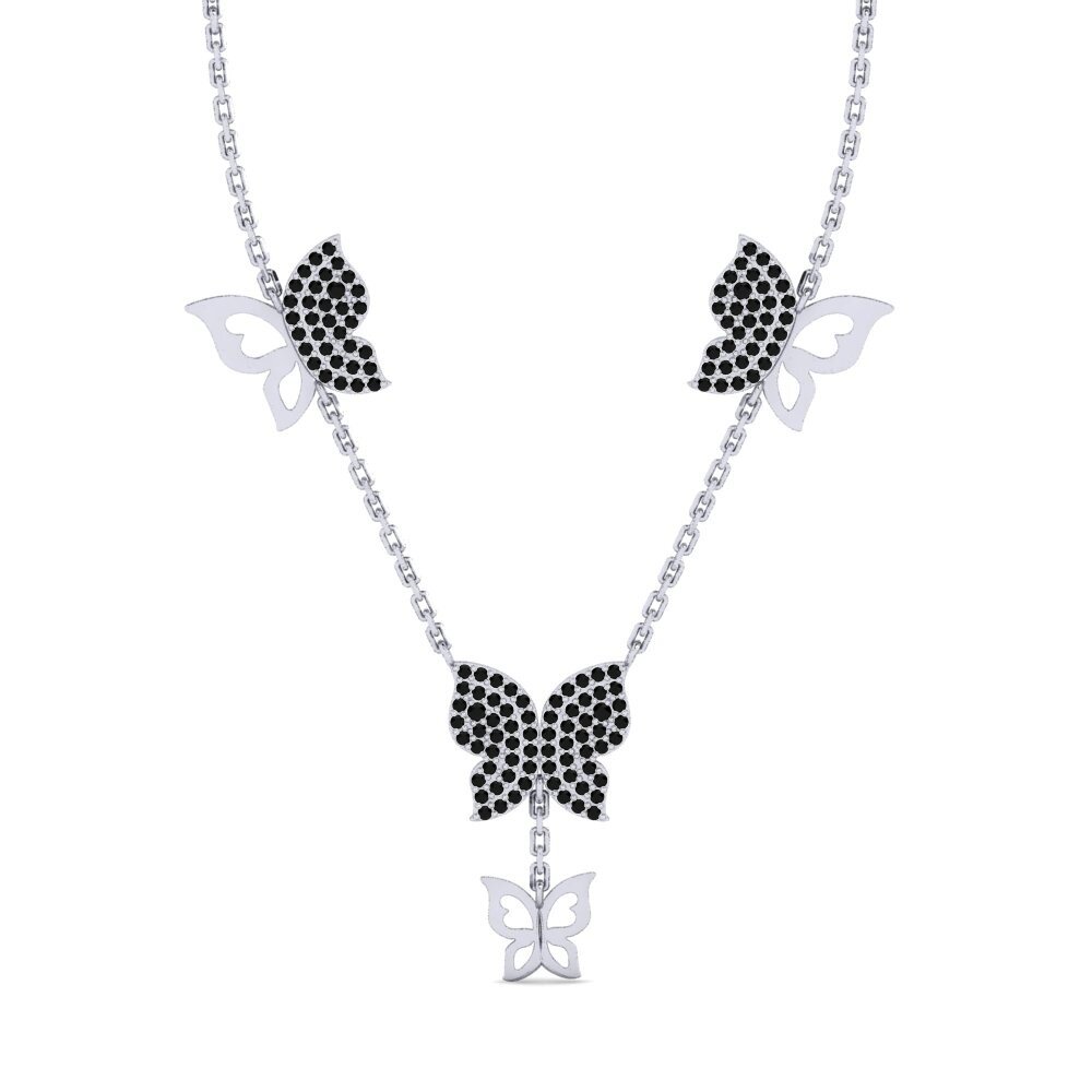 Diamante Negro Collar de Mujer Meteris