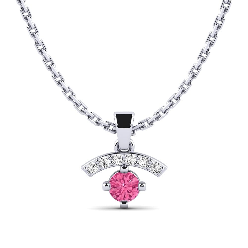 Pink Tourmaline Women's Pendant Reblent