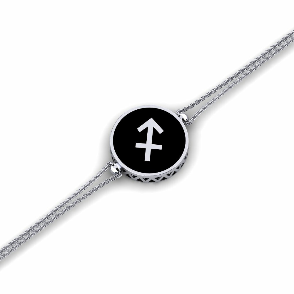 18k White Gold Bracelet Brayan - Sagittarius