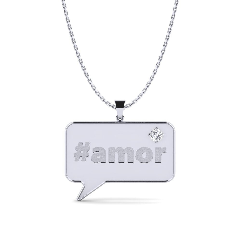 Diamante cultivado en laboratorio Colgante de Mujer Cartonnege