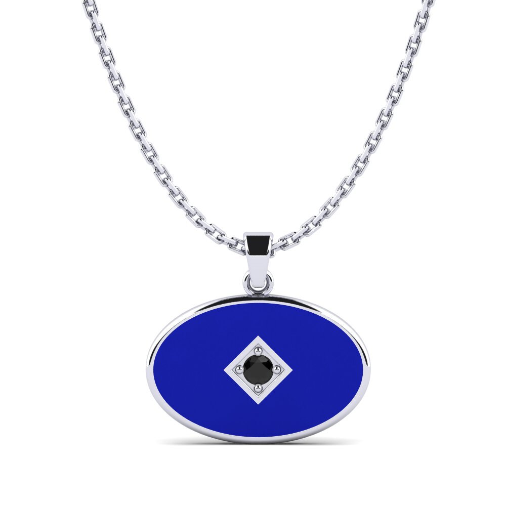 Diamante Negro Colgante de Mujer Centuer