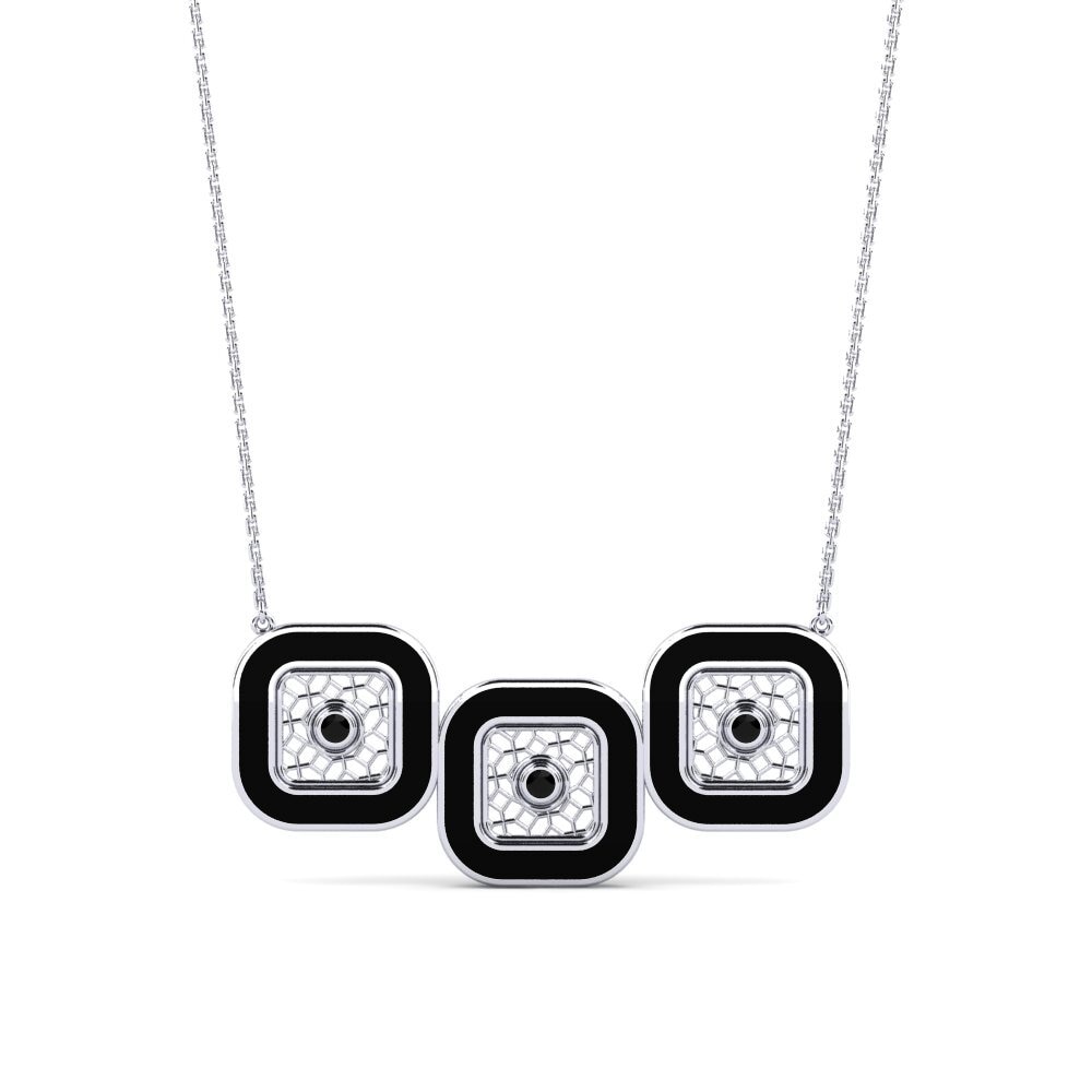 Ónix Negro Collar de Mujer Christophe