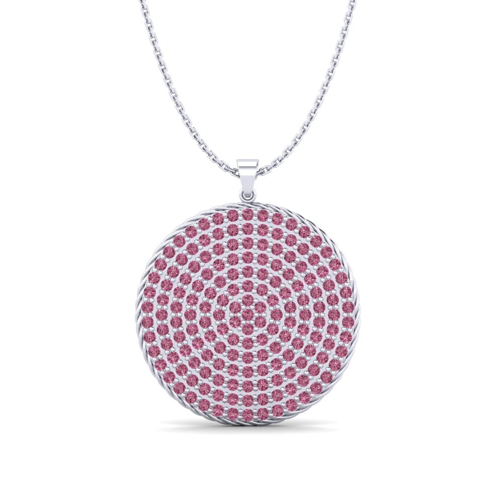 Rhodolite Garnet Women's Pendant Ligature