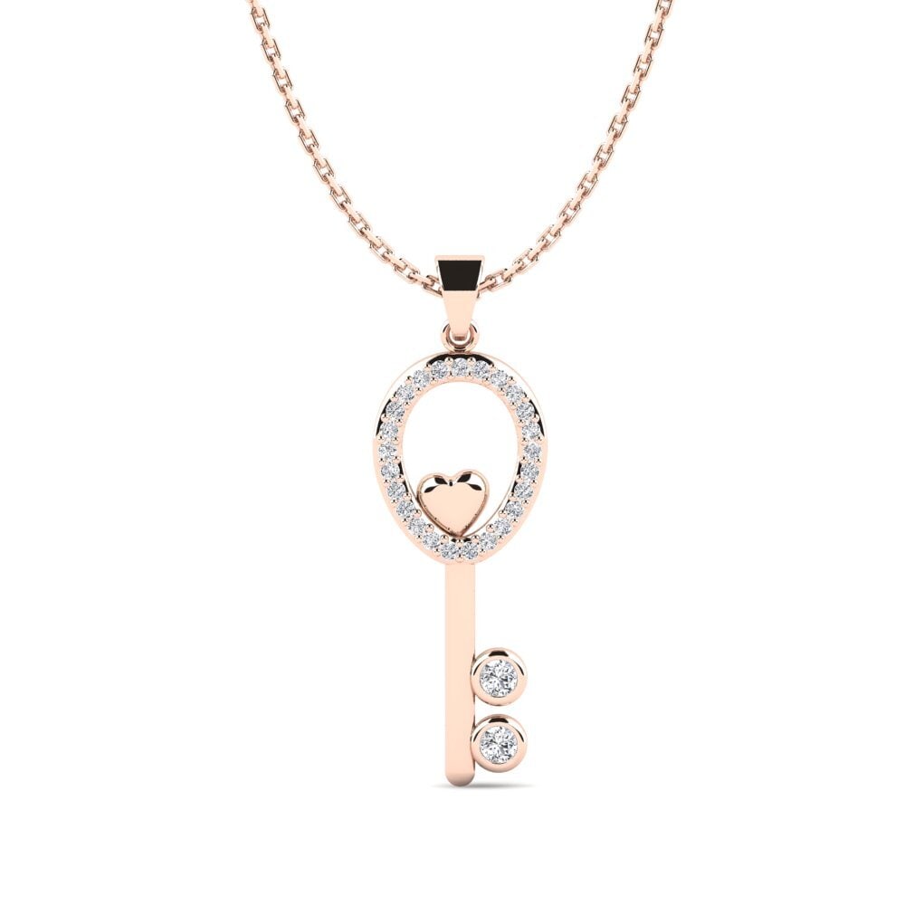 Pendentif Croix De Lorraine Antique – Or 18k & Diamants Taille Rose – Environ 1900 – Occasion