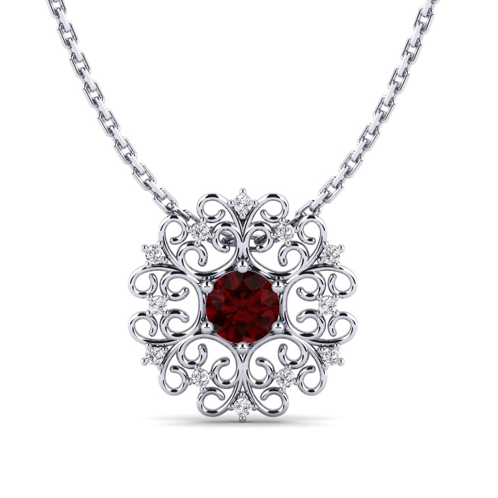 Garnet Women's Pendant Loza